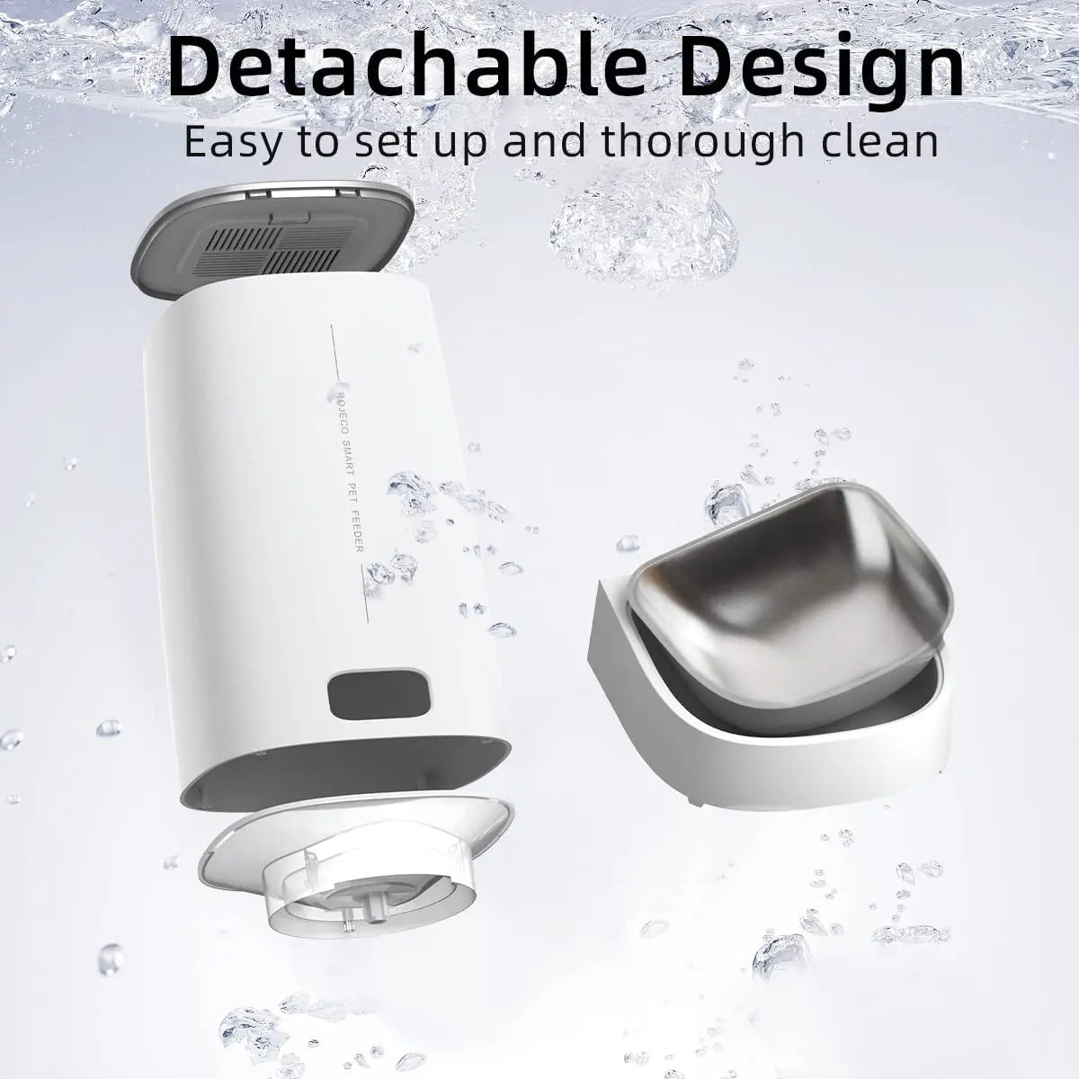 Automatic Cat Feeder Pet Smart Wifi Cat Food Kibble Dispenser Remote Control Auto Feeder for Cat Dog Dry Food Accessories