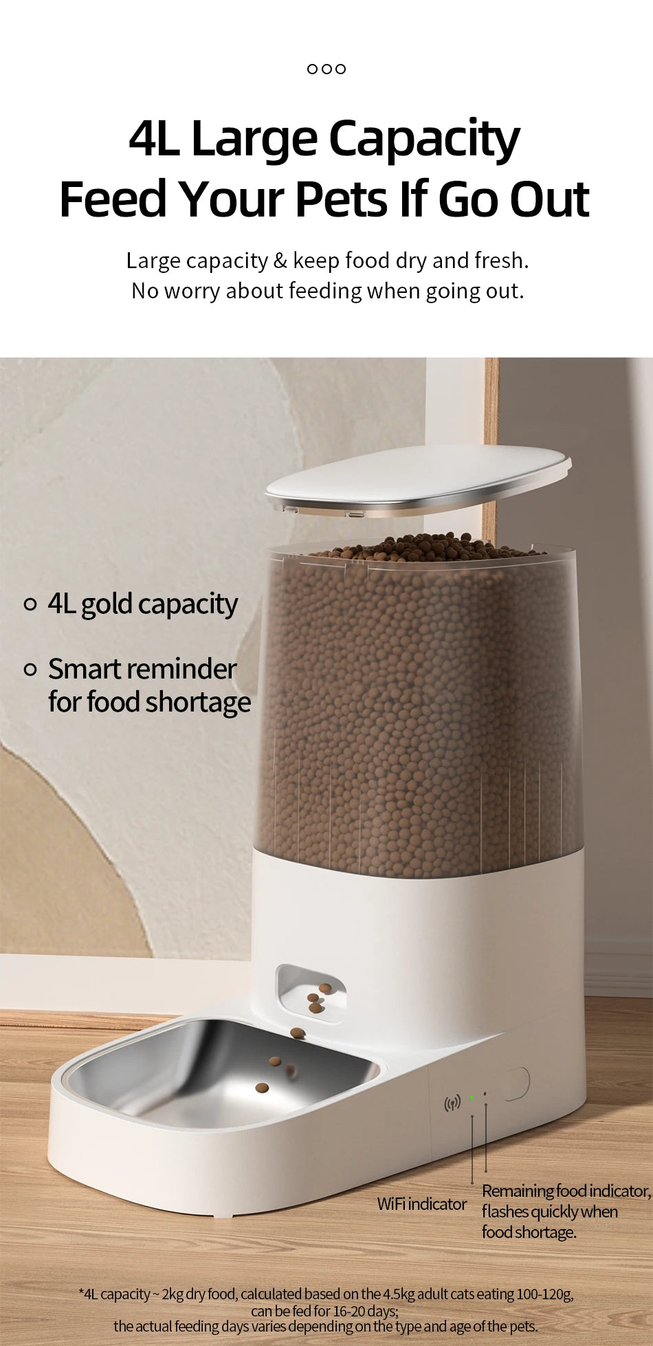 Premium Kibble Food Dispenser