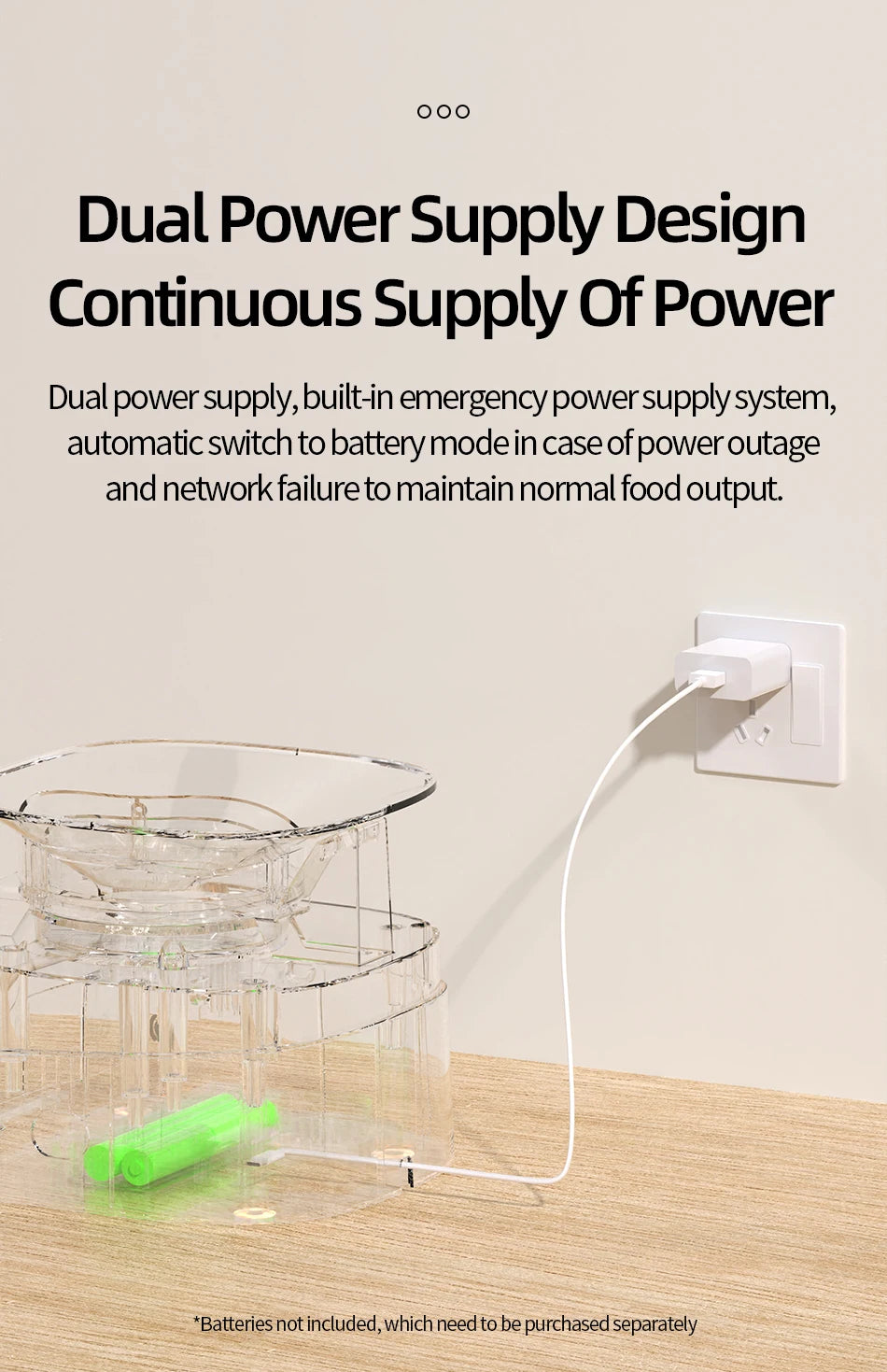 Premium Kibble Food Dispenser