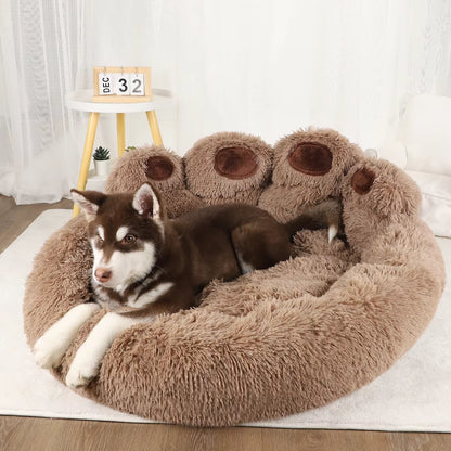 Fluffy Plush Sofa Basket