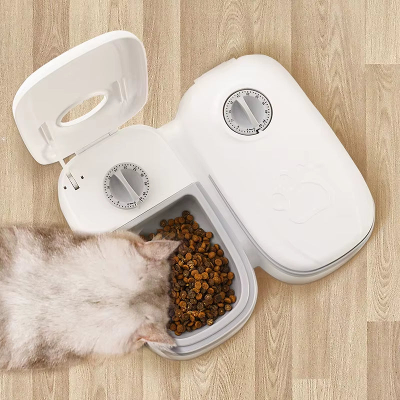Timing Dry & Wet Food Feeder