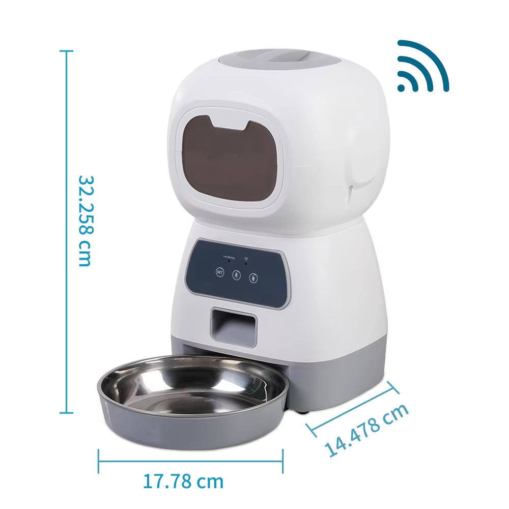 Multifunction WiFi Pet Feeder 3.5L