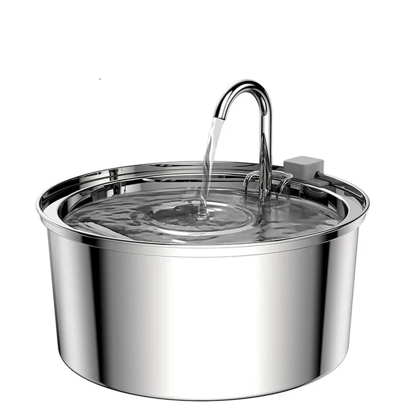3.2L Automatic Stainless Steel Fountain with a Filter