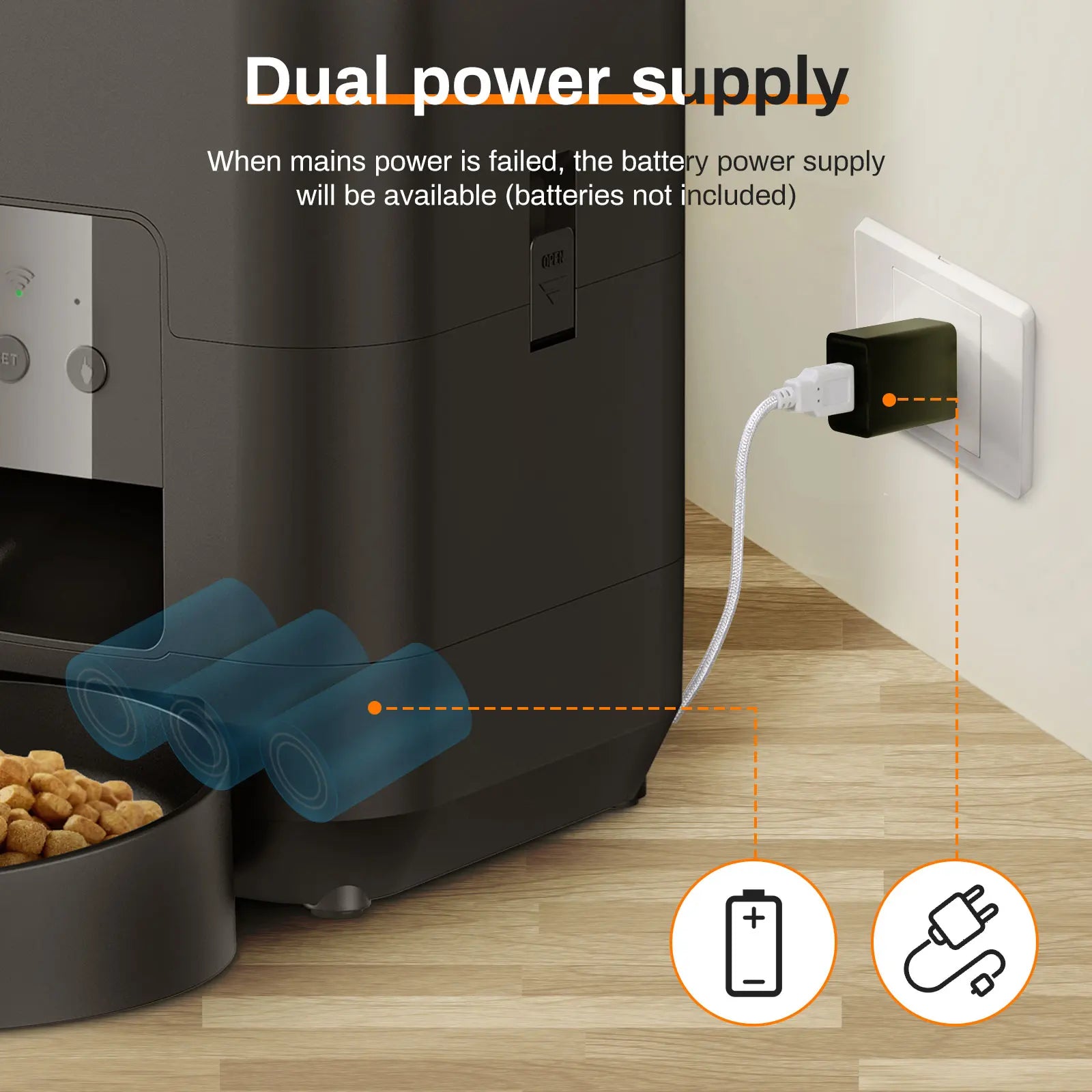 2L Premium WiFi Food Dispenser