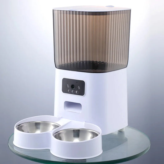 Camera Equipped Double Bowl Dispenser