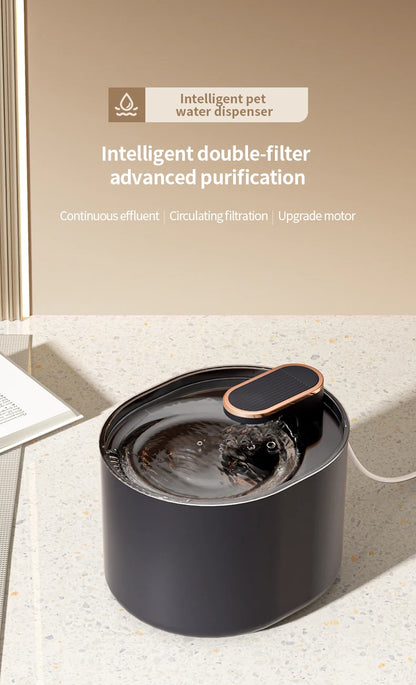 3L Ultra Silent Water Fountain with Motion Sensors & LED Lights