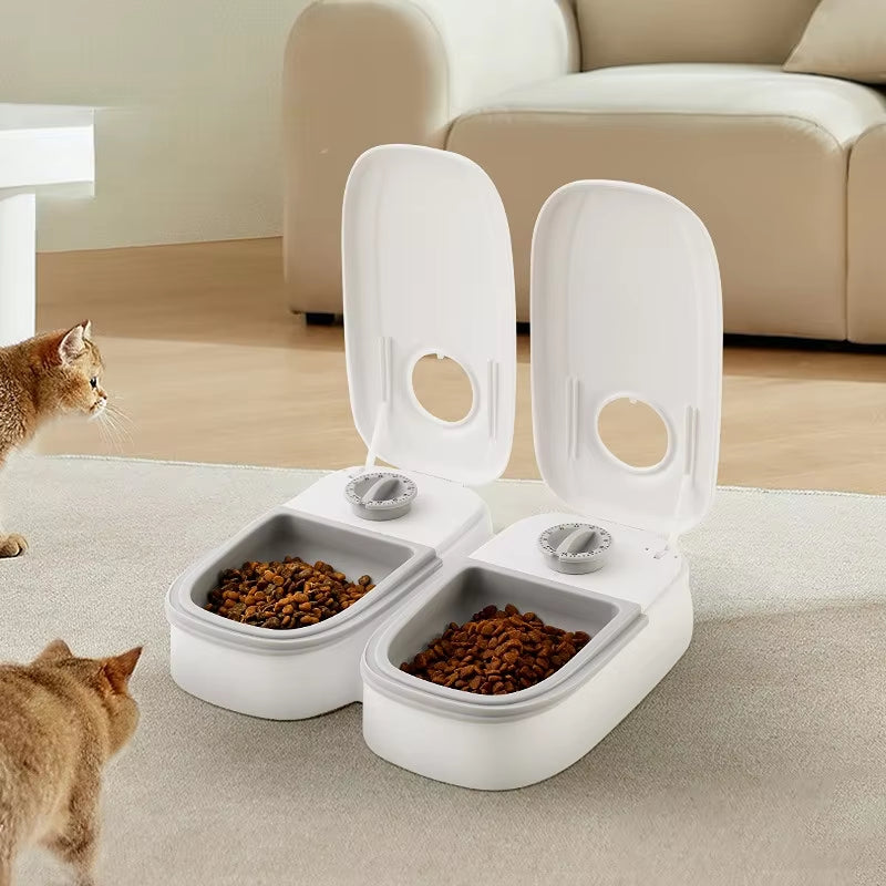 Timing Dry & Wet Food Feeder