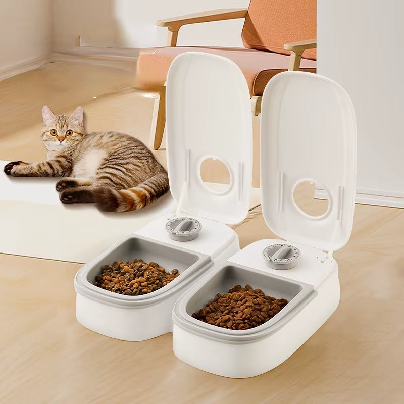 Timing Dry & Wet Food Feeder